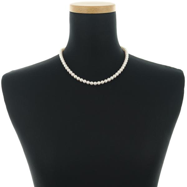 MIKIMOTO（ミキモト） ネックレス パール 真珠 6.0-6.4mm シルバー BLJ