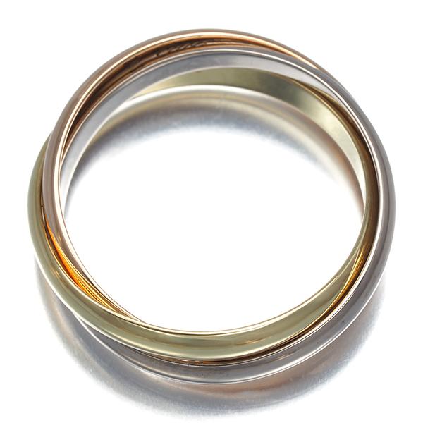 Cartier（カルティエ） トリニティリング スリーカラー SM 56号 K18YG