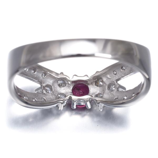 ルビー 0.33ct ダイヤ ダイヤモンド 0.62ct リング Pt900 指輪 GENJ 大幅値下げ品_2