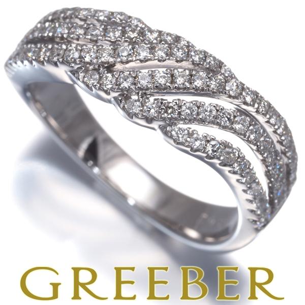 ダイヤ ダイヤモンド 0.50ct ウェーブ リング K18WG 指輪 GENJ 大幅値下げ品 : グリーバー - 通販 - Yahoo!ショッピング