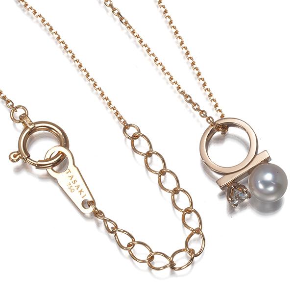 TASAKI（タサキ） ネックレス パール 真珠 4.4mm ダイヤ ダイヤモンド