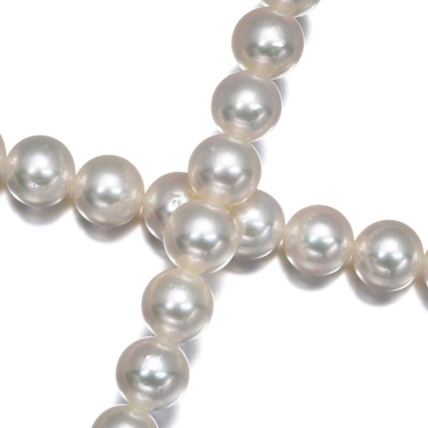【高級/高品質】タサキ ブローチ ネックレストップ パール 真珠 シルバー 刻印 TASAKI（タサキ） ネックレス パール 真珠 7.0-7.5mm シルバー BLJ