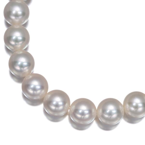 MIKIMOTO（ミキモト） ネックレス パール 真珠 7.5-7.8mm K14WG BLJ