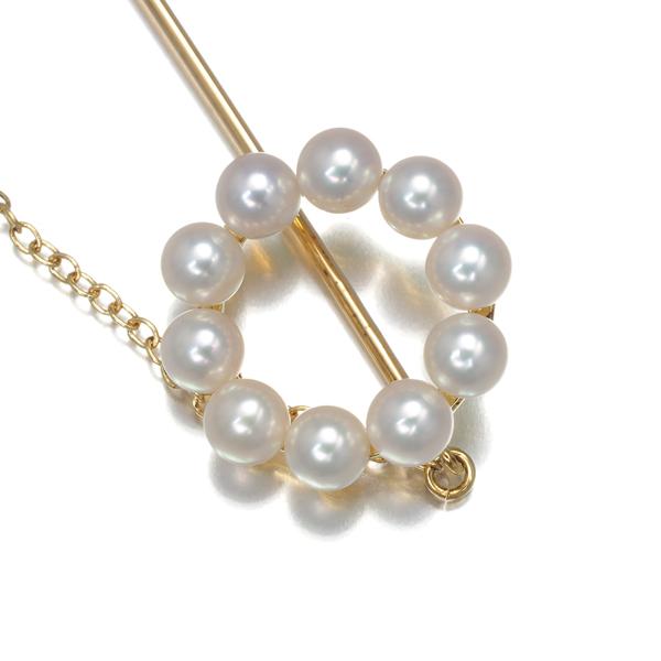 MIKIMOTO（ミキモト） ブローチ パール アコヤ真珠 4.5-4.9mm サークル