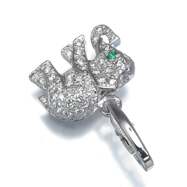 Cartier カルティエキャンディダイヤチャームK18WG