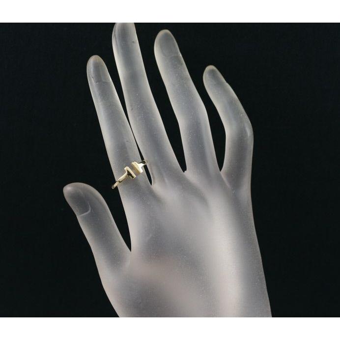 TIFFANY&Co.（ティファニー） リング Tワイヤー 6.5号 K18YG 指輪 BLJ