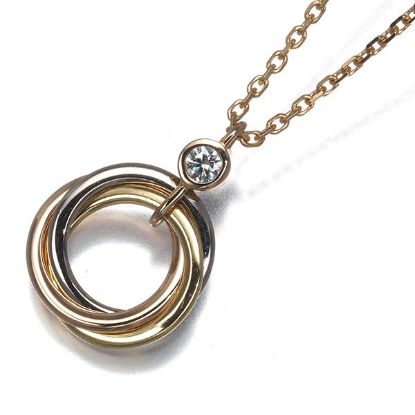 Cartier カルティエ　トリニティ ネックレス Cartier（カルティエ） トリニティ ネックレス ダイヤ ブランドオフ