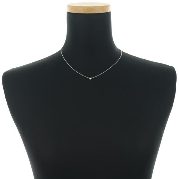 ティファニー　バイザヤードネックレス　0.08カラット　pt950 TIFFANY&Co.（ティファニー） ネックレス ダイヤ ダイヤモンド 0.08ct