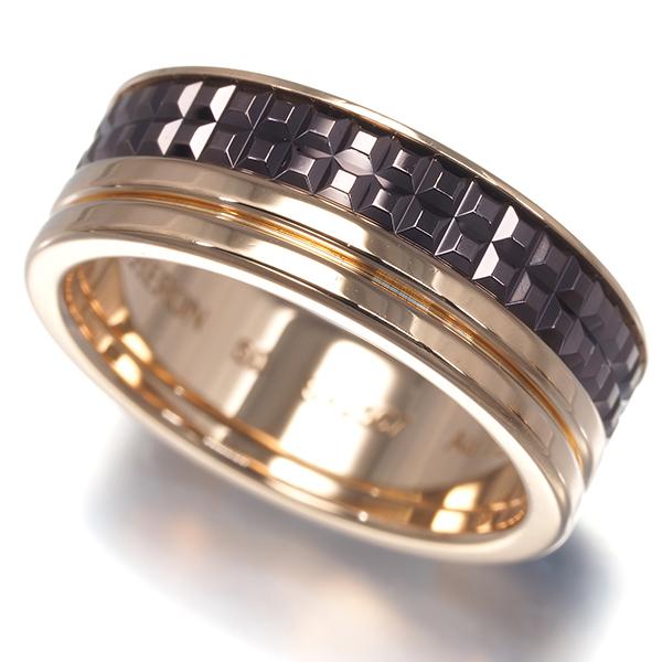 BOUCHERONキャトルクラシック ゴールド ブラックストーン リング 53号 BOUCHERON（ブシュロン） リング キャトルクラシック ハーフラージ 50