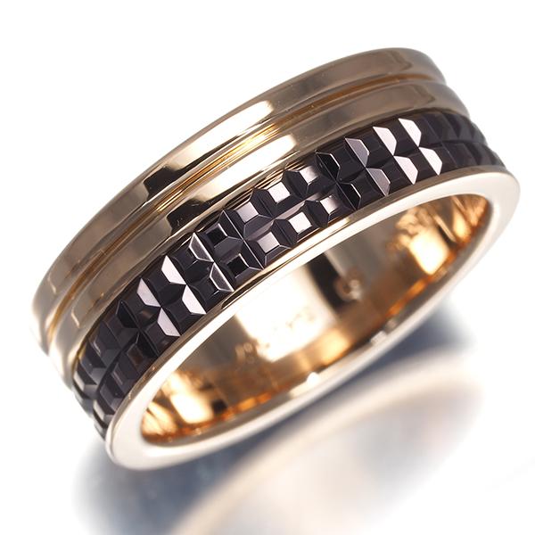 BOUCHERONキャトルクラシック ゴールド ブラックストーン リング 53号 BOUCHERON（ブシュロン） リング キャトルクラシック ハーフラージ 50