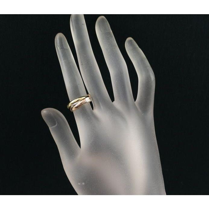 Cartier（カルティエ） トリニティリング スリーカラー SM 60号 K18YG