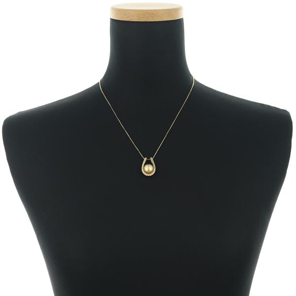 TASAKI（タサキ） ネックレス ゴールデン パール 真珠 10.8mm ダイヤ