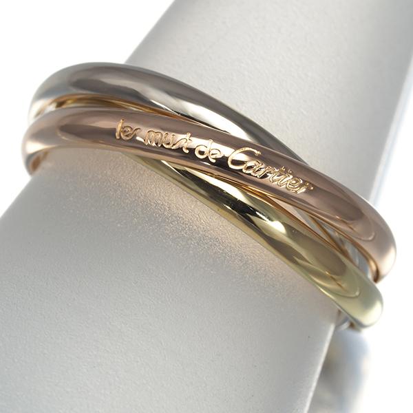 Cartier（カルティエ） トリニティリング スリーカラー XS 47号 K18YG