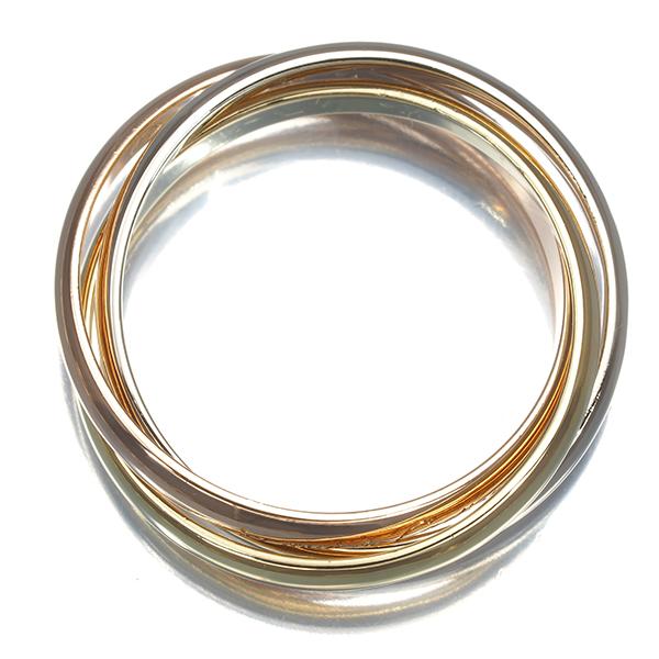 Cartier（カルティエ） トリニティリング スリーカラー XS 47号 K18YG