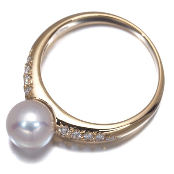 TASAKI（タサキ） リング パール 真珠 8.0mm ダイヤ ダイヤモンド 0.25