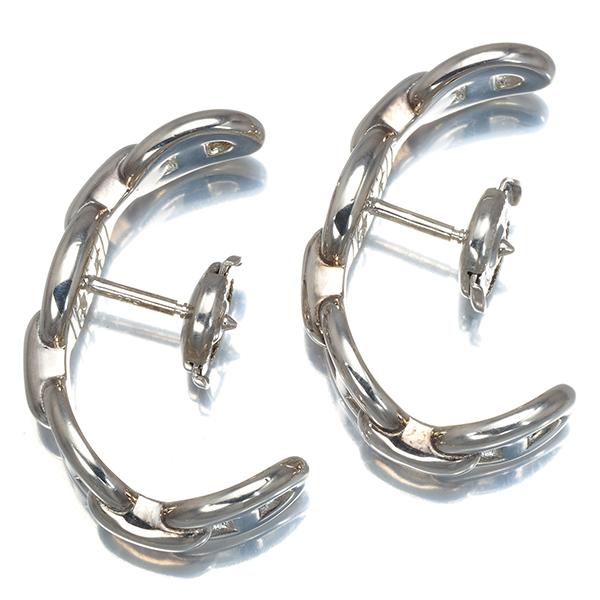 HERMES（エルメス） ピアス シェーヌダンクル アンシェネ シルバー 925