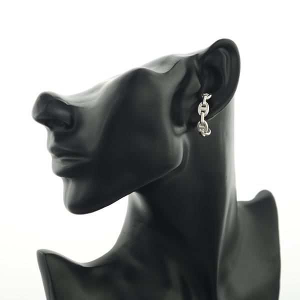 【新品未使用】HERMES エルメス　アンシェネピアス　シェーヌダンクル HERMES（エルメス） ピアス シェーヌダンクル アンシェネ PM フープ