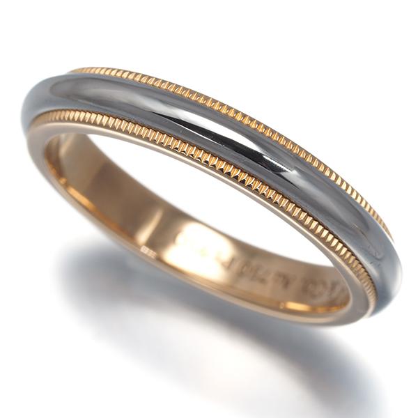 TIFFANY&Co.（ティファニー） リング トゥギャザー ミルグレイン 3.5mm