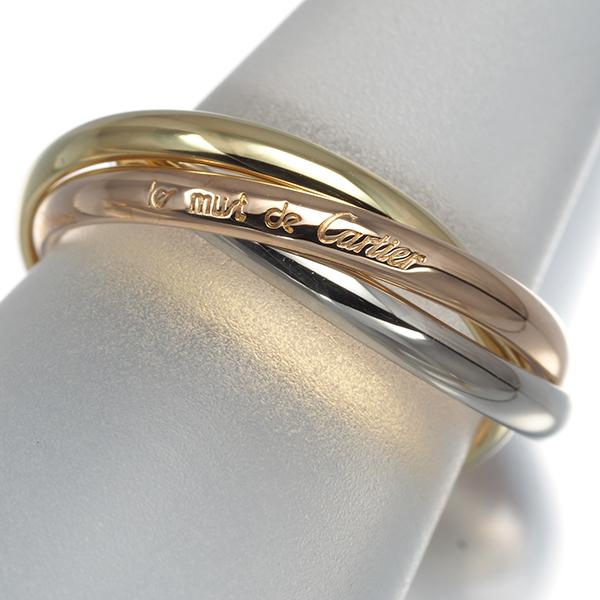 Cartier（カルティエ） トリニティ リング スリーカラー XS 49号 K18YG