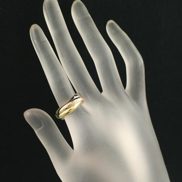 カルティエ　トリニティリング　ダイヤ15石　サイズ50 Cartier（カルティエ） トリニティ リング ダイヤ ダイヤモンド スリー