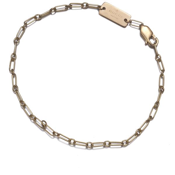 GUCCIブレスレット(最終値下げ) GUCCI（グッチ） ブレスレット リンク チェーン K18YG BLJ 大幅値下げ