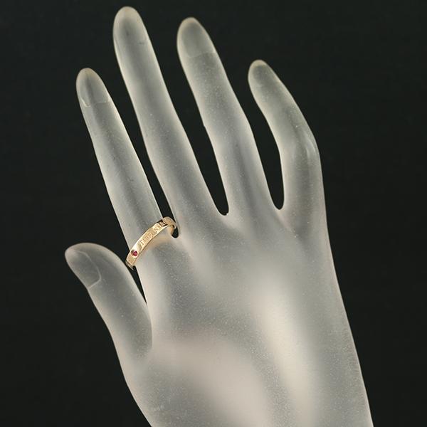 TIFFANY & CO. K18 フラットバンドリング 箱付 ティファニー K18フラットバンドリング12.5号 【公式通販】
