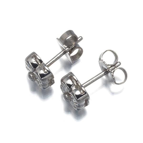 TIFFANY&Co.（ティファニー） ピアス ダイヤ ベゼル Pt950 BLJ