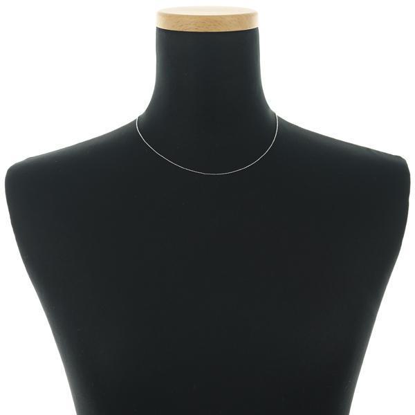 カットボール チェーンネックレス 40cm K14WG GENJ