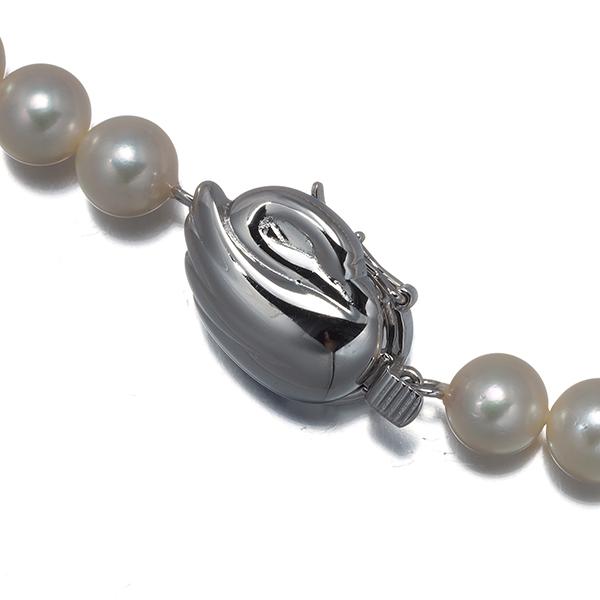 TASAKI タサキ　パールネックレス TASAKI（タサキ） ネックレス パール 真珠 6.5-8.4mm シルバー BLJ