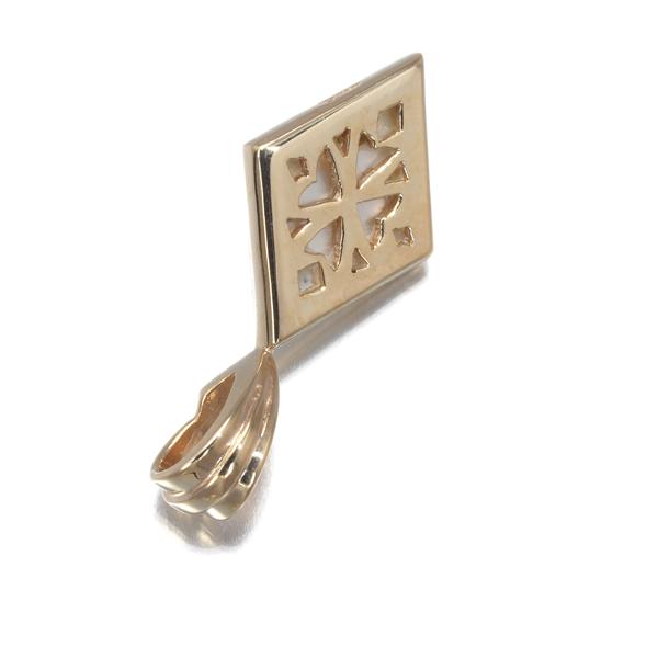 agete（アガット） ペンダントトップ シェル ダイヤ ダイヤモンド 0.01