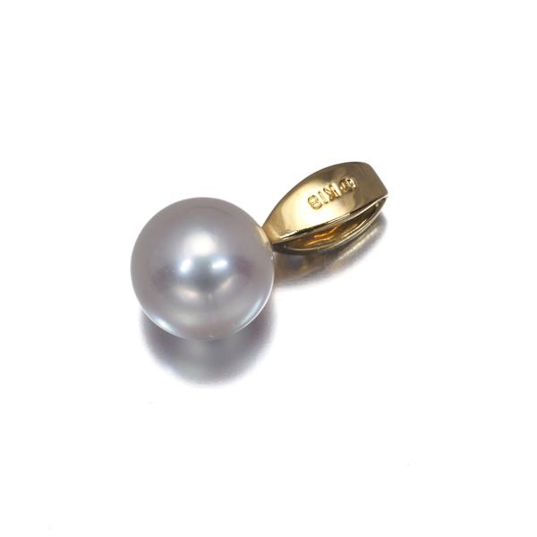 MIKIMOTO（ミキモト） ペンダントトップ パール 真珠 7.5mm ダイヤ