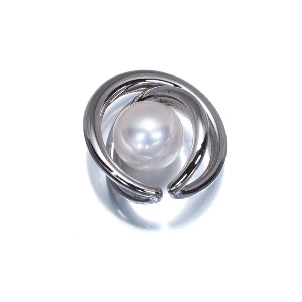 ミキモト ペンダントトップ パール 真珠 7.4mm K18WG BLJ MIKIMOTO