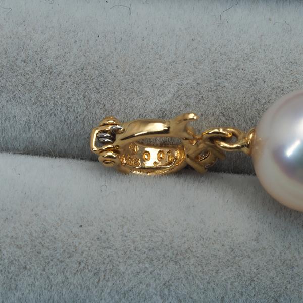 TASAKI（タサキ） ペンダントトップ パール 真珠 8.6mm ダイヤ