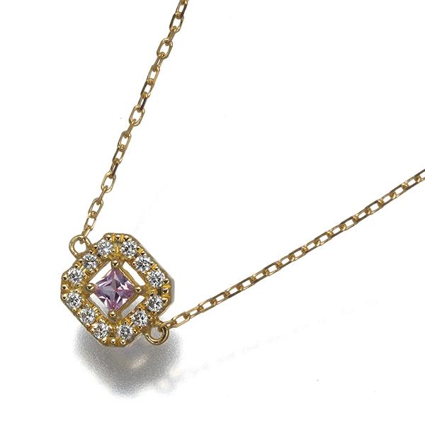AHKAH（アーカー） ブレスレット ピンクサファイア 0.04ct ダイヤ