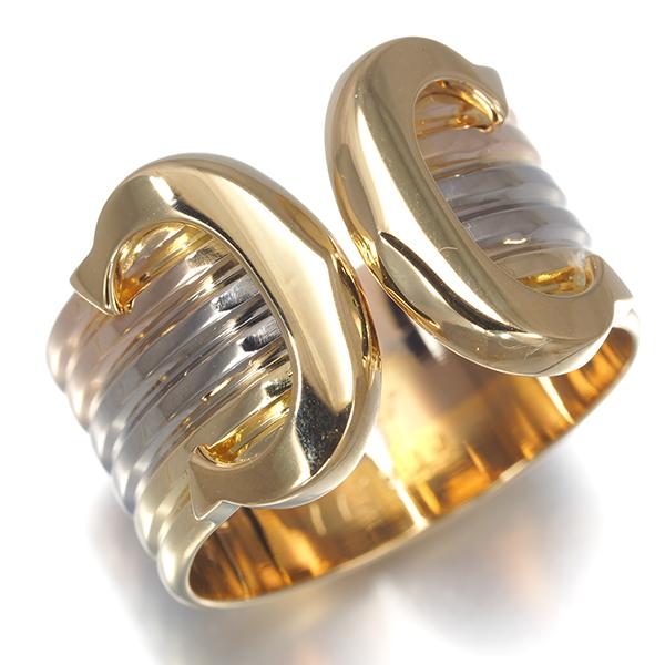 Cartier（カルティエ） リング 2C ドゥーブルC C2 スリーカラー LM 53