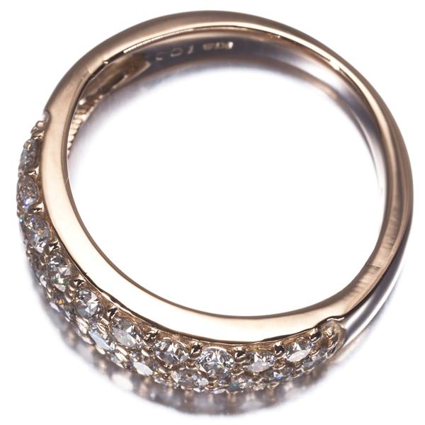 ダイヤ ダイヤモンド 1.00ct パヴェ リング K18PG 指輪 GENJ 大幅値下げ品_2