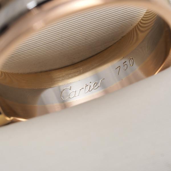 Cartier（カルティエ） リング 2C ドゥーブルC C2 スリーカラー SM 52