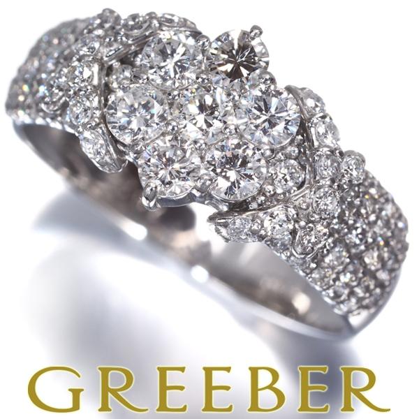 ダイヤ ダイヤモンド 1.02ct フラワー パヴェ リング Pt900 指輪 GENJ : グリーバー - 通販 - Yahoo!ショッピング