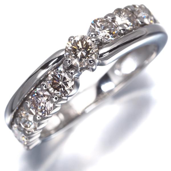 ダイヤ ダイヤモンド 1.00ct 11P リング Pt900 指輪 GENJ : グリーバー