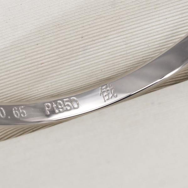 俄（NIWAKA） ニワカ リング ダイヤ ダイヤモンド 0.65ct 久遠 17P