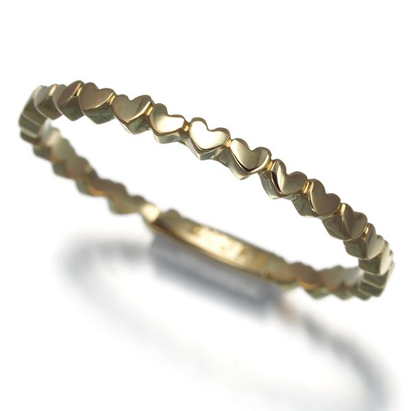 AHKAH（アーカー） リング アンハート 9号 K18YG 箱/保証書 指輪 BLJ