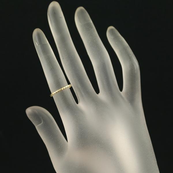 AHKAH（アーカー） リング アンハート 9号 K18YG 箱/保証書 指輪 BLJ