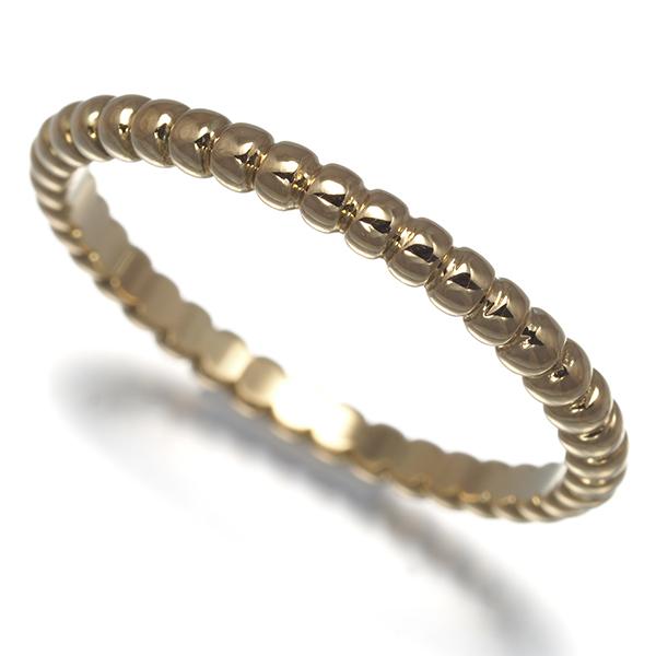 ヴァンクリーフ＆アーペル リング ペルレ スモール 56号 K18YG 保証書