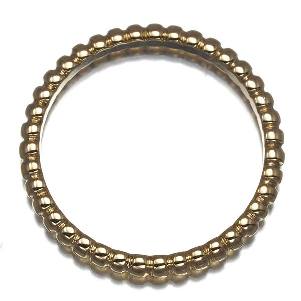 ヴァンクリーフ＆アーペル リング ペルレ スモール 56号 K18YG 保証書