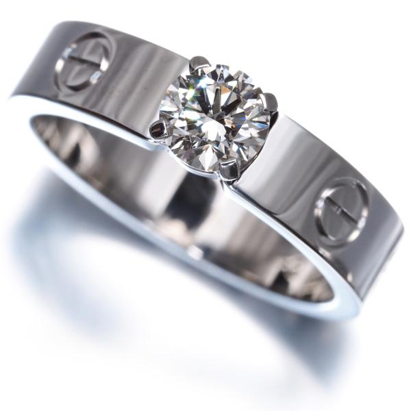 Cartier（カルティエ） リング ダイヤ ダイヤモンド 0.34ct H VS1 EX