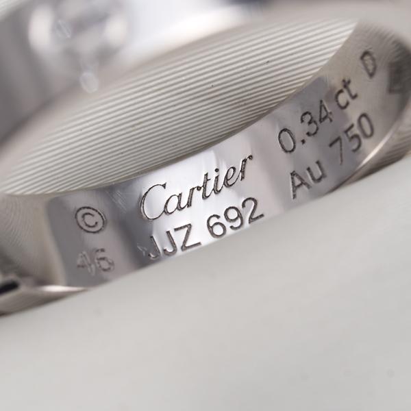Cartier（カルティエ） リング ダイヤ ダイヤモンド 0.34ct H VS1 EX