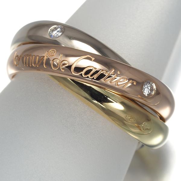 Cartier（カルティエ） トリニティリング ダイヤ ダイヤモンド スリー