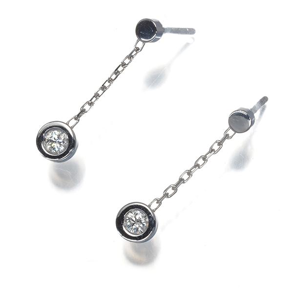 GUCCI（グッチ） ピアス ダイヤ K18WG BLJ 大幅値下げ品 : グリーバー 