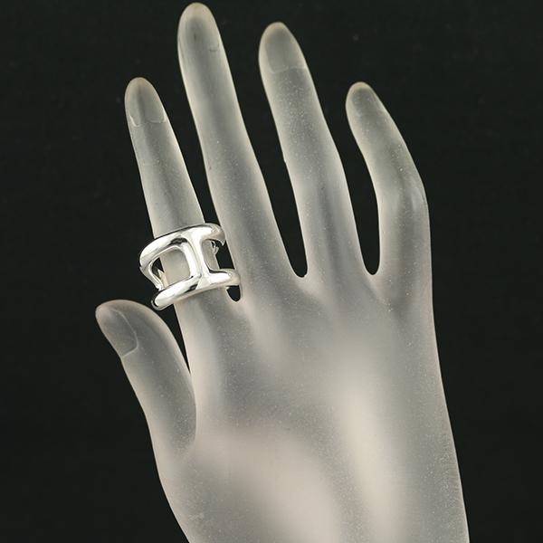 HERMES（エルメス） リング オスモズ GM 51号 シルバー 925 指輪 BLJ