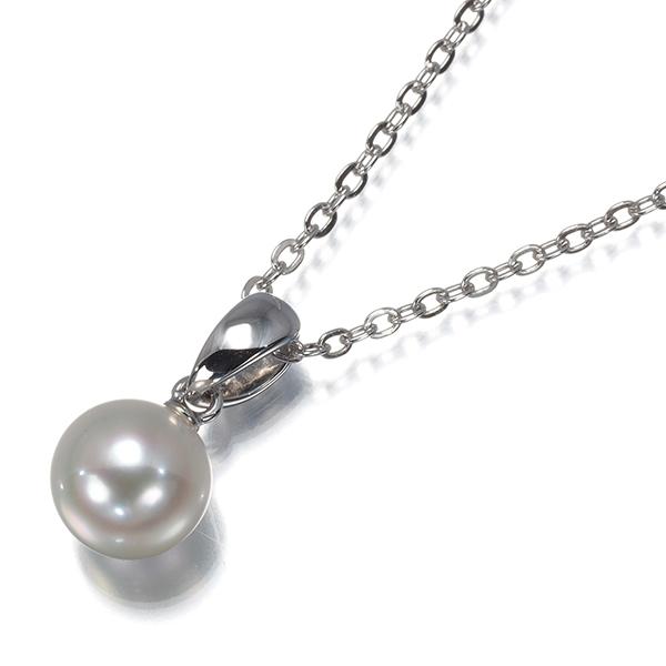 MIKIMOTO（ミキモト） ネックレス パール 真珠 7.1mm 一粒 シルバー